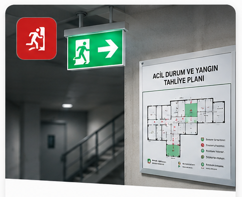 Yangın Tahliye Projesi görseli